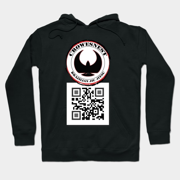 QR CRowesNest Hoodie by CRowesNest BJJ